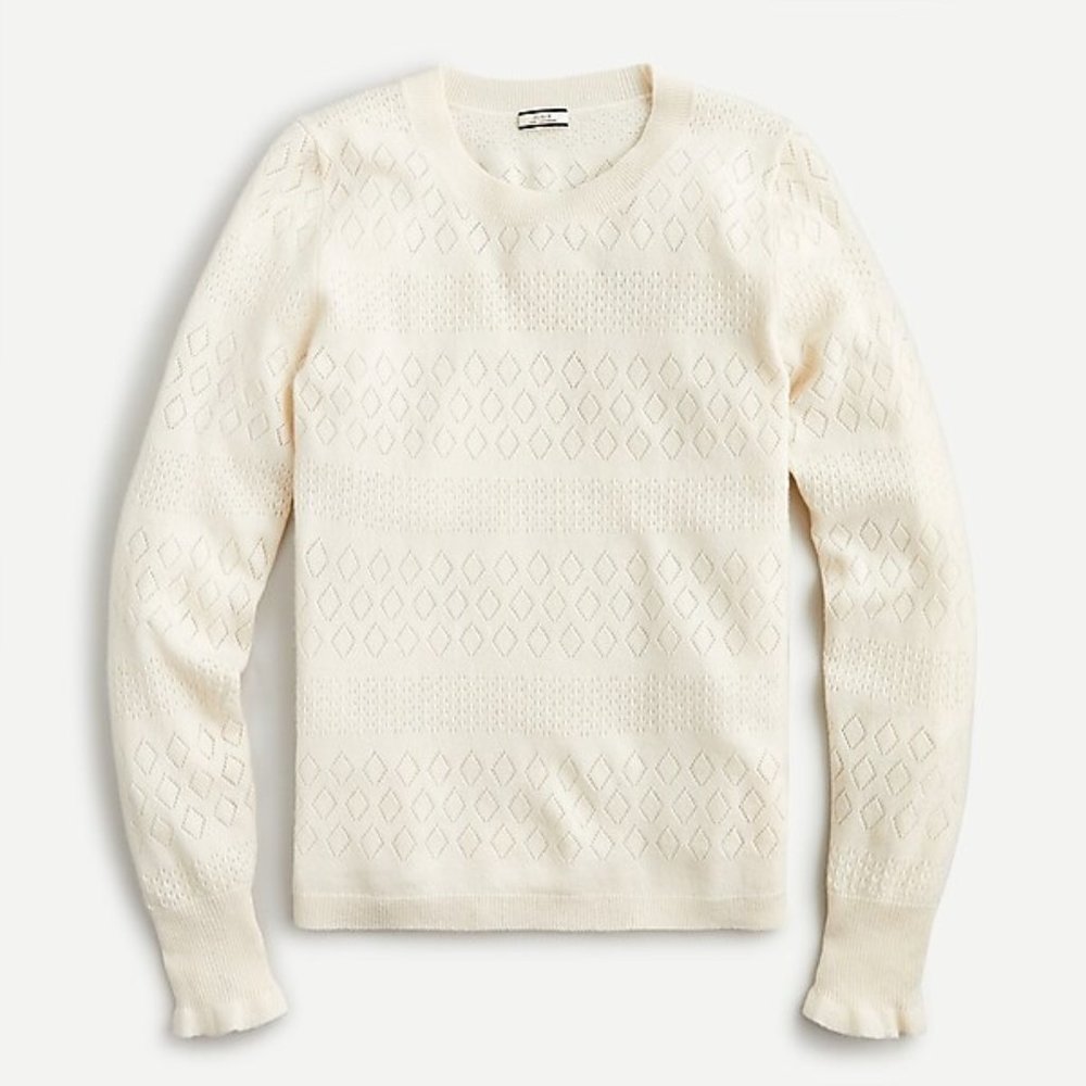 JCrew 100% Cashmere crewneck sweater, S